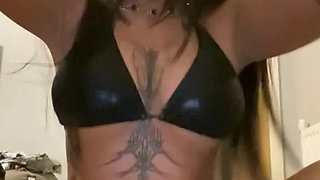 Virgin ass tattooed emo finally gets stretched with fingers and thick toy