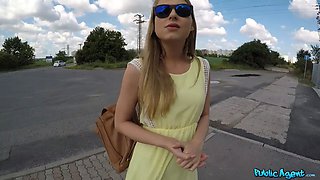 Public agent - i creampie a marvelous blondie russian outside