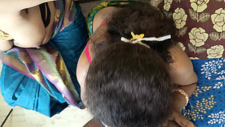 Breast licking and sucking with married women
