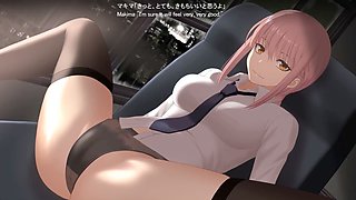 Makima gets a messy internal cumshot