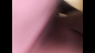 Fucking my ebony babe doggystyle