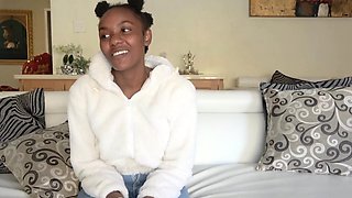 Big ass African babe enjoys rough sex