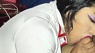 Nurse Sucks Cock Hard and Likes It in Her Ass
