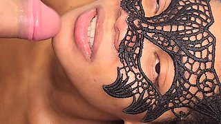 Throat Fuck with Cum in the Eye
