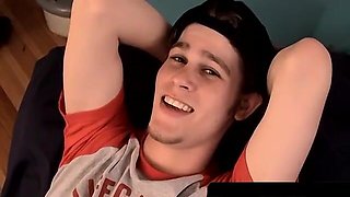 ToesXXX.com - Hot twink JT's smooth body and sexy little ass tease