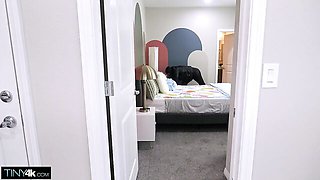 Easy-on-the-eyes Myra Moans at natural tits video