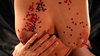 My girlfriend decided to give me a wild sensual sex experience with a handjob and a gentle fucking