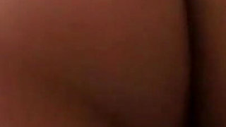 Redhead sucks two cocks in threesome and gets a warm load on her tits
