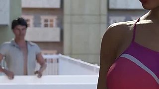 Hard Days: the Cheating Housewife Got Fingered by Her Neighbor While Her Husband Is at Work - Episode 3