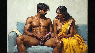 Indian office sex with new employee hot black indian bitch banged and cummed on her huge tits
