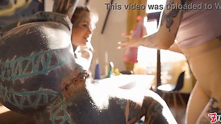 Toys, ATM, and Squirt Heavily Tattooed Girls Extreme Anal