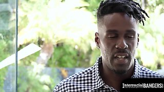 Big Black Cock Pummels Mega Babe Maya Bijou's Pussy In Hot Interracial Porn