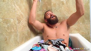 Pervy Panty-Stealing Houseguest With Xander Corvus, Eva Alvarez - Brazzers