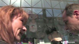 Extremely sexy old German amateur cougar fucks hardcore in homemade video