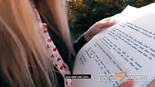 Small natural tits sex with cutesy Pornfighter Long John and Lola Shine from Wolf Wagner Love