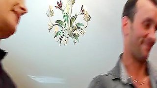 Brunette French Doll Shaves Her Cunt While Being Assfucked