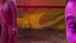 Tattooed Chick Gets Fucked by A Clown Dude