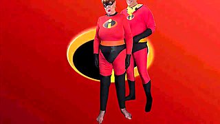 Elastigranny - Superhero Dildo Fucking Orgasms