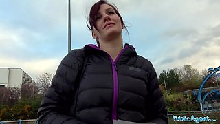Public agent massage promo babe pounded from behind