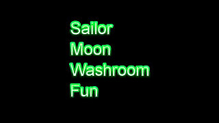 Sailor Moon washroom fun