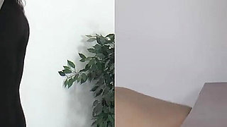 Slave's Orgasms Under Mistress Cleo's Platform Shoe Pp