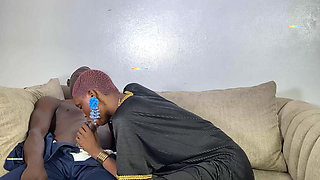 I Fuck Yahoo Boy Wife After Fixing Her Wc