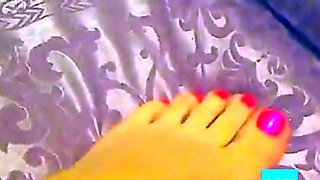 Sexy Foot Fetish Webcam Show