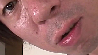 Bukkake Addicts Scene-2 Asian Brunette in Lingerie Fucked with Dildos and Then Bukkake