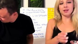 Blonde teen Sierras first erotic masturbation video