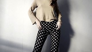 Yoga, stretching, skinny girl