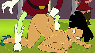 Futurama - Anal Sex Inside Cum - Cartoon Porn Parody