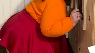 Jinkies- it looks to me like Velma had fun at my glory hole