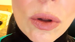 Amateur blonde wife sucking dick POV style vid2