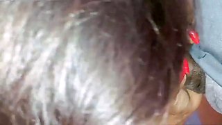 Hot Milf caught the stepson Masturbation and help him