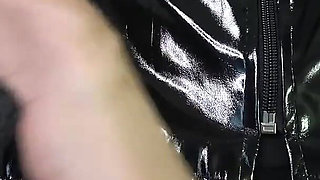 A Jerk-off Instruction with the Strap-on