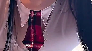 Big-butted Student Lets Her Ass Be Filled with Cum to Pass the Course