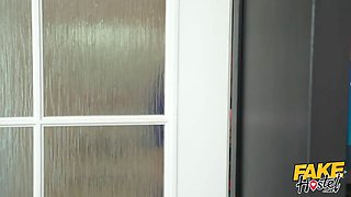 Faux hostel - jizz and climax squirt pranks turn into an anal internal cumshot enjoy story for short hair babe