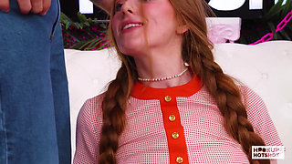 Redhead Beauty Lola Grant Spreads Her Legs for Wild Anal Pounding