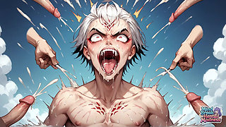 Milk Dripping Dildo Piercing Mind Break