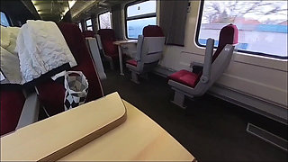 Adrenaline on the Train. Caught in the Toilet