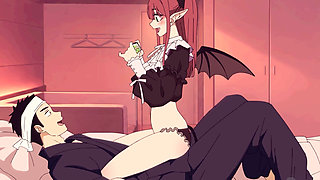 My Redhead Girlfriend told Me She is a Succubus - Marin x Kitagawa San (Anime Hentai)