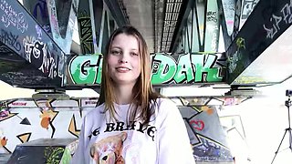 GERMAN SCOUT - First Anal Sex for German Skylar Sweet