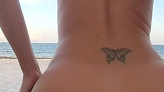 Beach Perv Gets a Taste of His Own Medicine