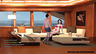 Adventures of Willy D: hot MILF is jerking cock on the yacht ep 4