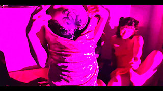 Candy Crush, Queen Kimi, Von Poison and Luna Olvr Smoking with Their Feet, Stripping and Kissing