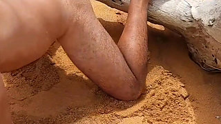 Ladysilva compilations on the naked beach showing off her hot ass