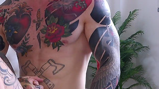 Sam Garro Adventures Ep.1: Tattooed Alt Effy Lil Huge Fake Tits - Sloppy Deepthroat, Titjob, Rough Fuck & Massive Cum in Mouth