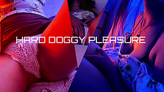 Fucking My Hot Girl in Doggy Style. She Moans and Asks Me Not to Stop