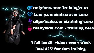 Rough Anal Pegging with Strapon - Dominant Stepmom Femdom Training Zero in Hardcore BDSM Homemade Scene
