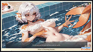 Hotel Tales: H-scene - Pasithea Masturbating by the Pool
